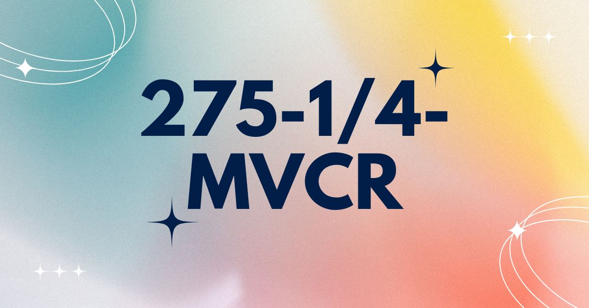 275-1/4-MVCR